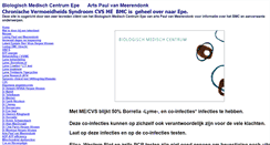 Desktop Screenshot of biologischmedischcentrumbmc.nl