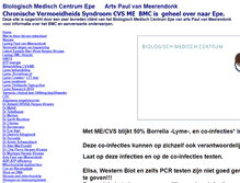Tablet Screenshot of biologischmedischcentrumbmc.nl